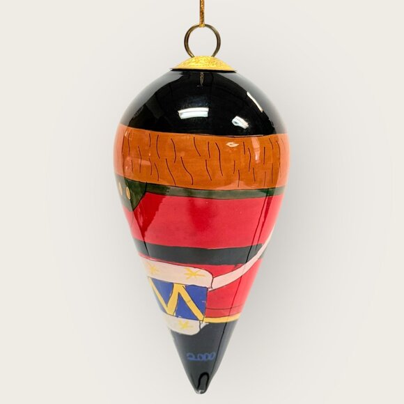 Vintage Reverse Painted Nutcracker Ornament JC Penney Christmas 2000 - Picture 2 of 3